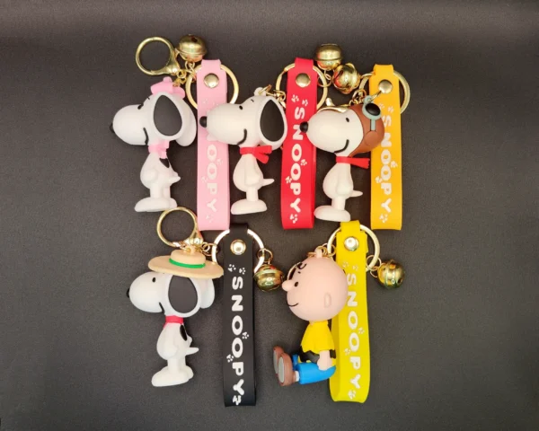 Snoopy and Charlie Brown Keychain
