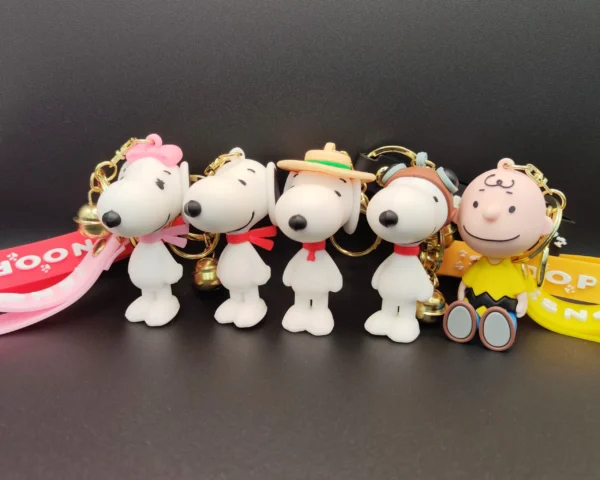 Snoopy and Charlie Brown Keychain