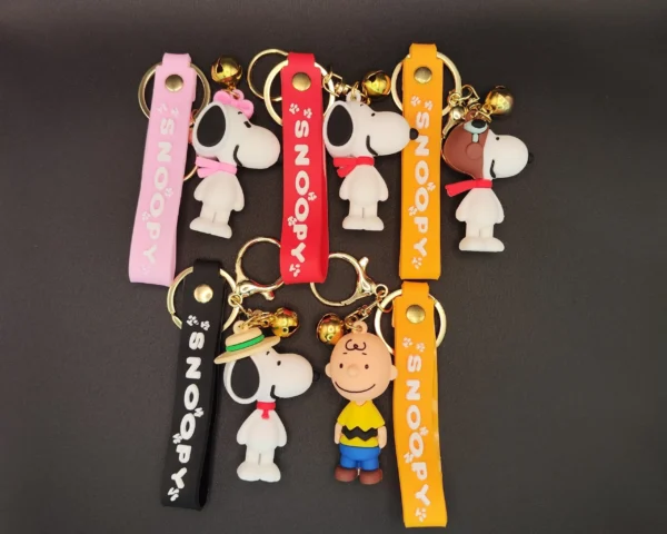 Snoopy and Charlie Brown Keychain