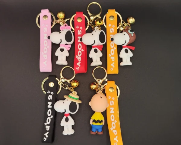 Snoopy and Charlie Brown Keychain