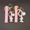 Pink Snoopy Keychain