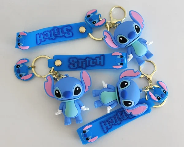 Stitch Silicone Keychain