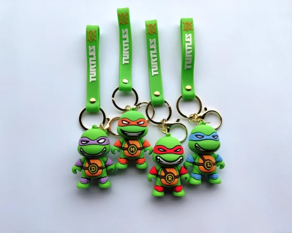 Ninja Turtles Silicone Keychain