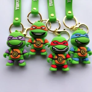 Ninja Turtles Silicone Keychain