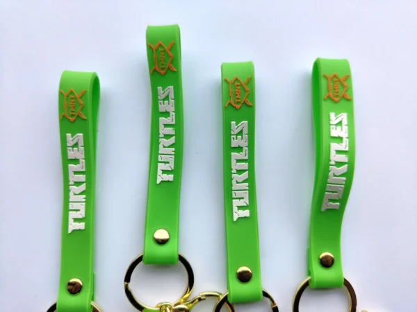 Ninja Turtles Silicone Keychain