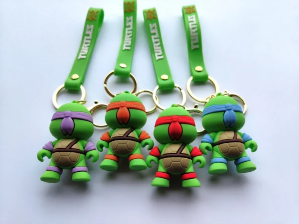Ninja Turtles Silicone Keychain
