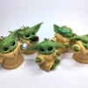 Cute Baby Yoda Keychain