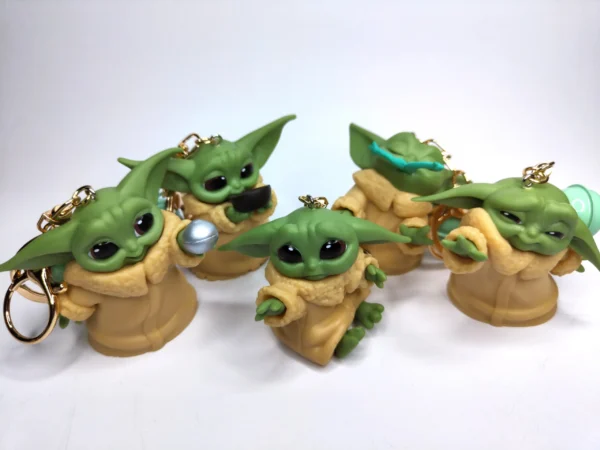 Cute Baby Yoda Keychain