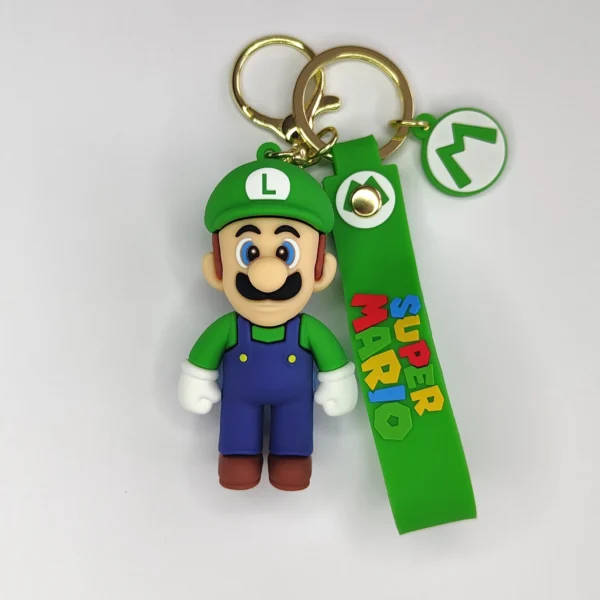 Luigi silicone keychain