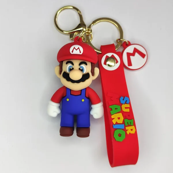 Super Mario silicone keychain