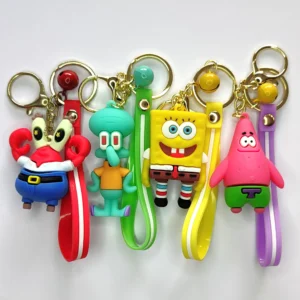 SpongeBob Silicone Keychain