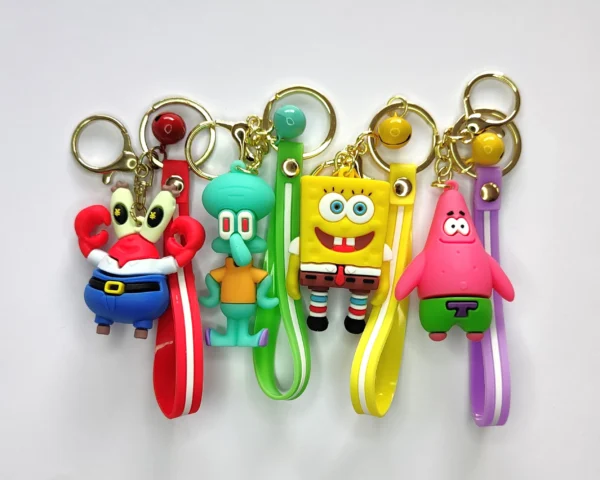 SpongeBob Silicone Keychain