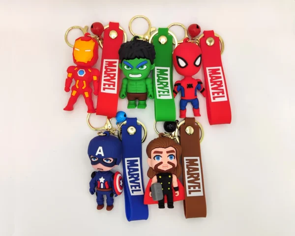 Super Heroes Realistic Keychain