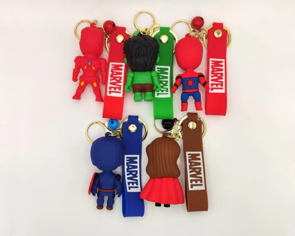 Super Heroes Realistic Keychain