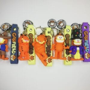 Garfield's 3D keychain in silicone